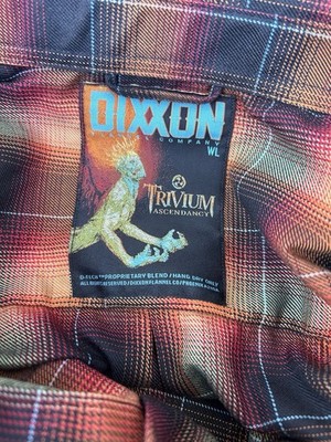 NEU DIXXON The Trivium 'Ascendancy' Flannel Hemd Women L Ausverkauft