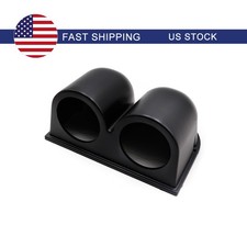 2inch 52mm Universal Black 2 Dual Hole Dash Gauge Pod Car Meter Mount Holder Cup 2inch 52mm Universal Black 2 Dual Hole Dash Gauge Pod Car Meter Mount Holder Cup