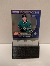 2021-22 Upper Deck Credentials #97 Joel Kiviranta Debut Ticket 908/999