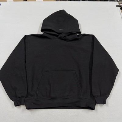 Aritzia Hoodie Sweatshirt Mens XL Black Fleece Pullover Sweatfleece Cozy