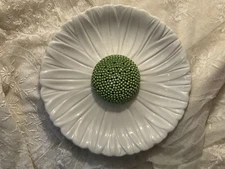 Vintage Made in Italy Ceramic Flower Frog Sunflower Used In Flower Arranging