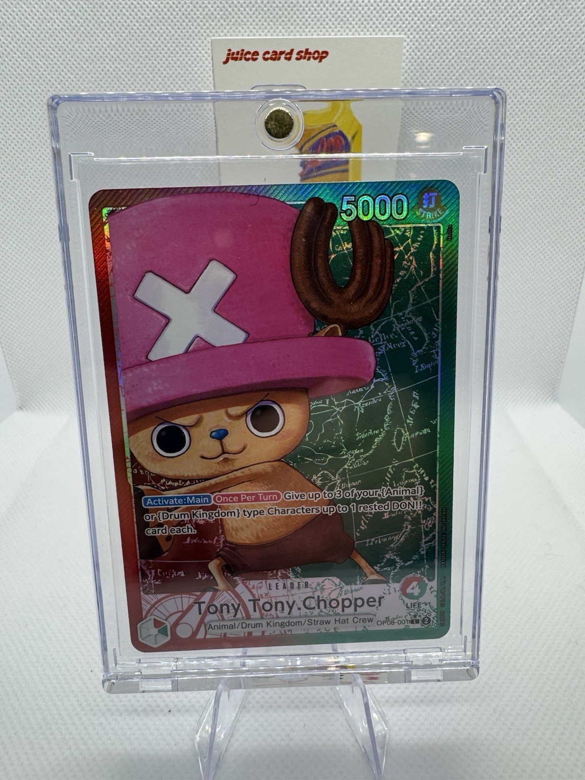Tony Tony Chopper OP08-001 Leader - Two Legends - ONE PIECE Card TCG NM English
