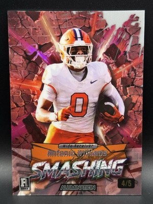 Wild Card Alumination 2026 Antonio Williams Rookie Commanders Smashing /5 (RC)