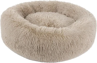 Flauschiges Hundebett für Katzen und Hunde - Rundes Donut-Katzenbett, waschba... - Bild 1 von 4