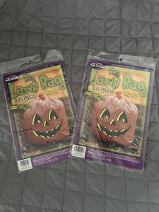 Fun World 32 Gallon 36" x 48" (inch) Pumpkin Style Big Leaf Storage Lawn Bags