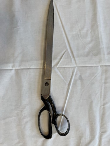 RARE LARGE Antique R. Heinisch Tailor Sheers Scissors Stamped 15