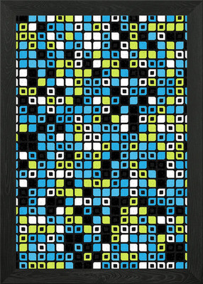 Geometrisches Muster gerahmtes Wandbild Poster Leinwanddruck Bild