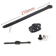 Inline Skate Strap Buckle Hardware 2 Stück PP Riemen mit Klemmschrauben und Mut