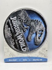 Jurassic World  Collectible Steel Tin Pack  Blu-ray  DVD New Sealed