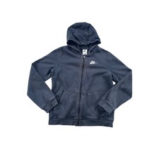 Nike Sportswear Boys Full Zip Club Fleece Hoodie Black Large L