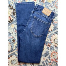 Abercrombie Kids Straight Jeans Boys 13/14 Blue Adjustable Waist EUC