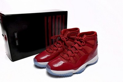 Air Jordan 11 Retro ''Win Like '96'' Gym Red White Men's Sneakers