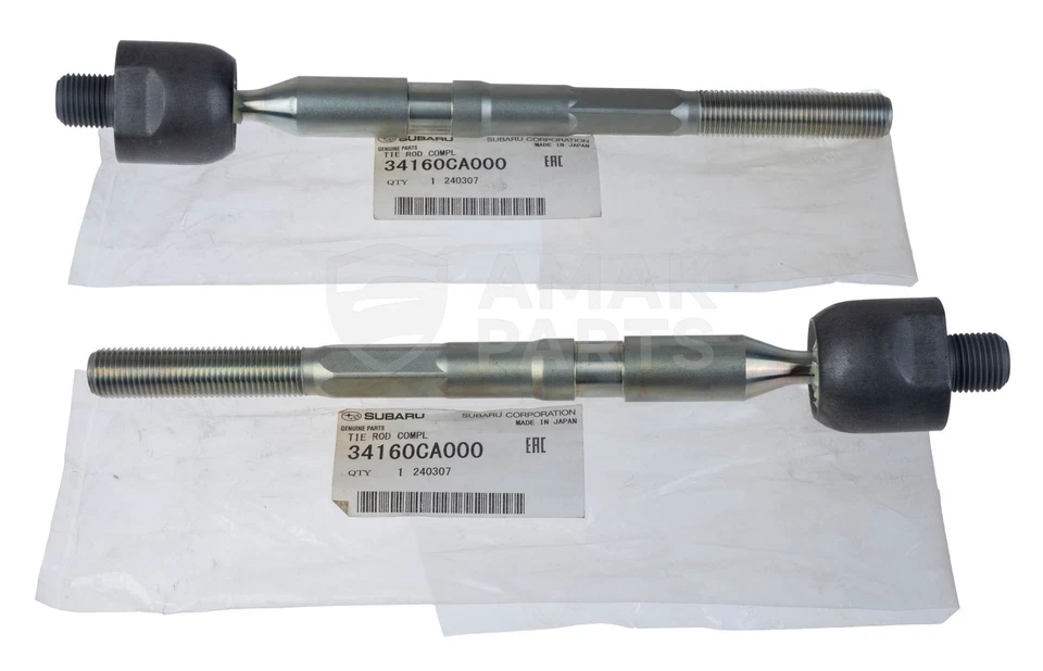 Genuine OEM 2x Inner Tie Rod for Subaru BRZ Scion FRS Toyota 86 34160CA000 - Image 2 of 3