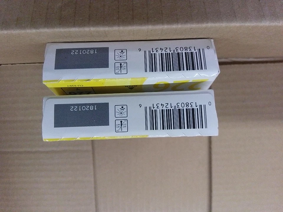 * Lote de 2 * Tinta amarela genuína Canon CLI-226Y 226  - Imagem 3 de 3