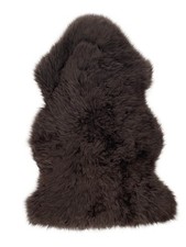 100% Genuine Sheepskin  Rug Lambskin Wool Fluffy Extra Large Chocolate