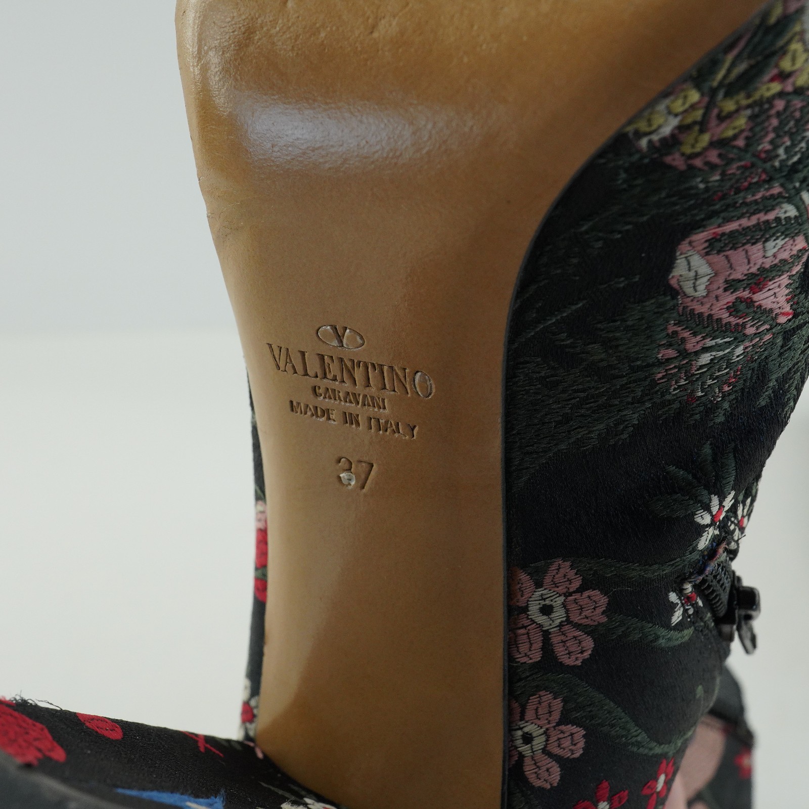 Valentino Garavani Floral Printed Ankle Boots Embroidered Women Multicol Size 37 thumbnail 8