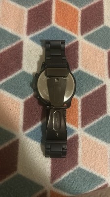 MVMT Men's Chronograph Black Stainless Steel Analog Wristwatch Round
