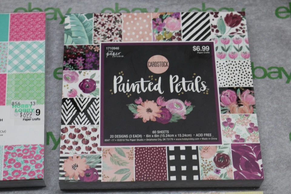 4 NEW 6 x 6 THE PAPER STUDIO scrapbooking paper pad 4 x 60 sheets, acid free - Image 3 of 4