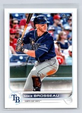2022 Topps #223 Mike Brosseau Tampa Bay Rays Baseball Card