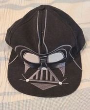 Walt Disney Youth Darth Vader Black Adjustable Hat Strapback Baseball Cap