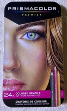 Prismacolor Premier 24ct Portrait Colored Pencils Soft Core Tin NEW Sealed Artis