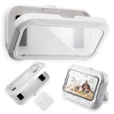 Waterproof Shower Phone Holder 360° Rotation Touchable Wall Mount Phone Case US