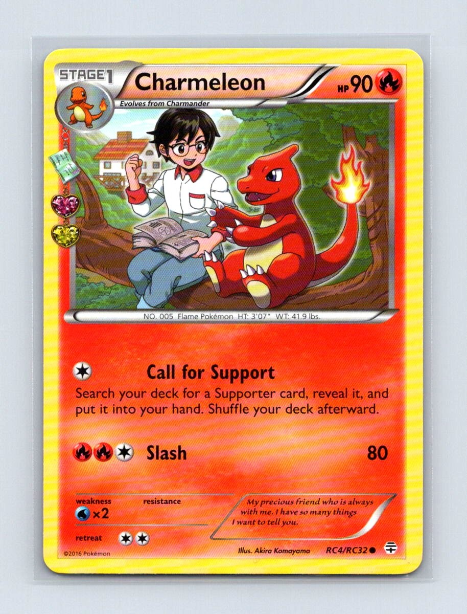 Charmeleon RC4/RC32 Common Generations Pokemon Lightly Played