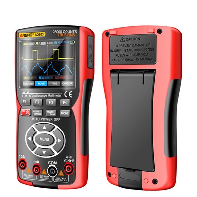 3-in-1 Handheld Oscilloscope Multimeter Signal Generator Dual Channel 50MHz H9L3