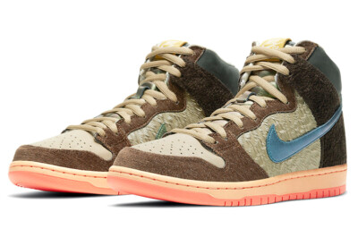 NIKE SB / DUNK HIGH PRO QS/ハイカットスニーカー/24.5cm/BRW/DC6887-200 Nike SB Dunk High Pro x Concepts TurDUNKen 2020 DC6887-200 | eBay