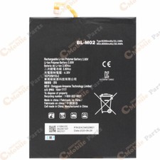 LG G Pad 5 10.1" Li-Ion Battery 3.8V Typ:8200mAh / 31.1 Wh  BL-M02