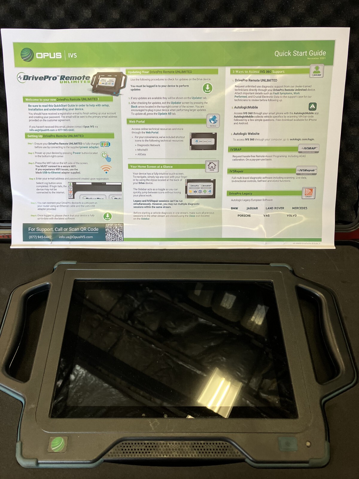 Opus IVS DrivePro Remote Unlimited Diagnostic Computer w/Autologic