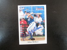 1996 Best # 17 Adam Melhuse Autograph Signed Card (B) Dunedin Blue Jays