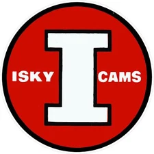 #2081 (1) 3.75" Isky Cams Camshaft Gasser Racing 60's Decal Sticker Laminated