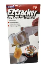 EZCracker Handheld Egg Cracker & Yolk Separator Kitchen Tool As Seen On TV EMSON