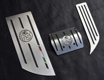 PEDALE ALFA ROMEO GIULIA STELVIO QUADRIFOGLIO VERDE QV Q4 VELOCE SUPER GTA