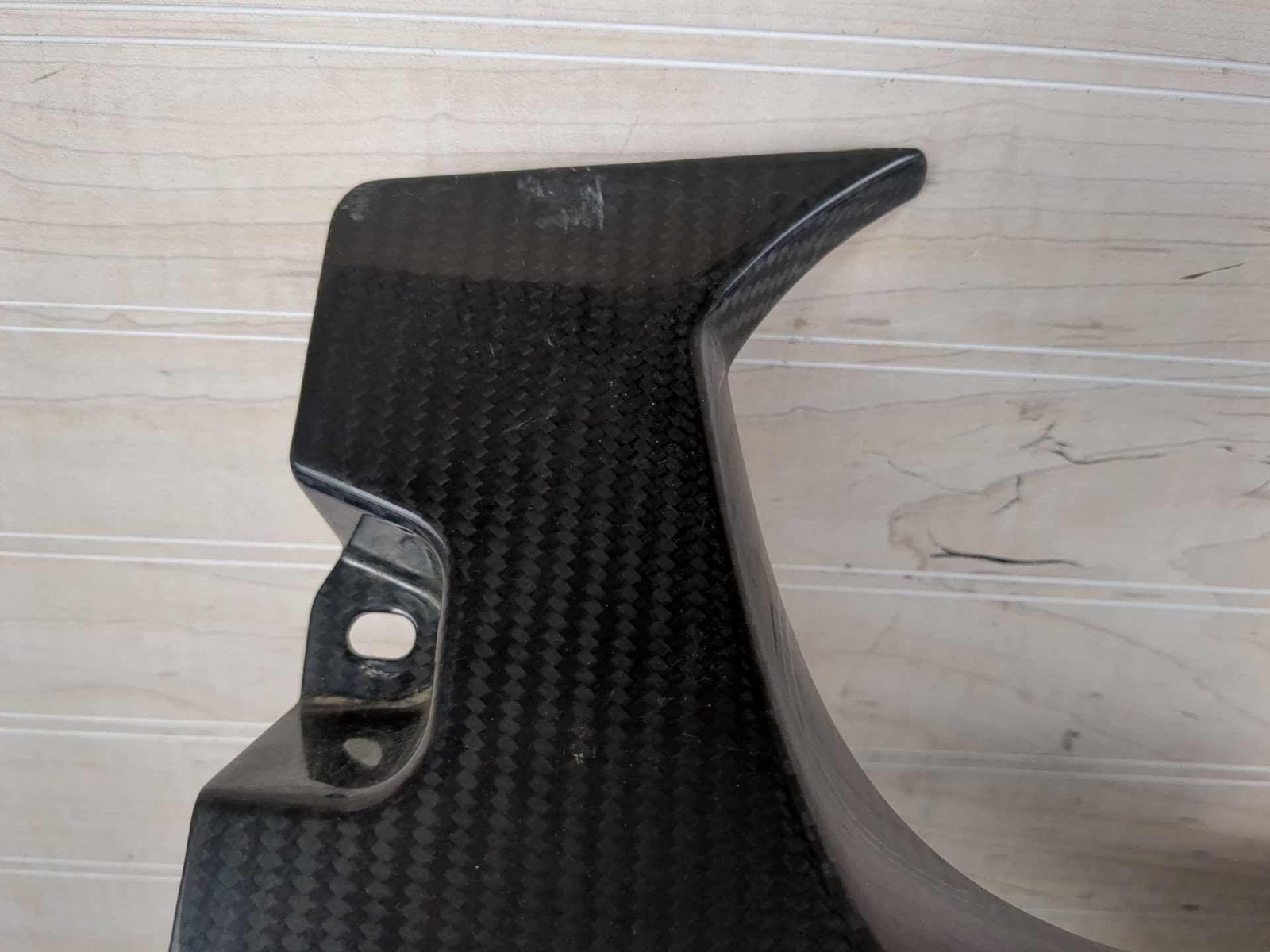 2017-2023 Audi R8 Plus OEM Carbon Fiber Engine Trim Panel 4S8863129A CRACKED