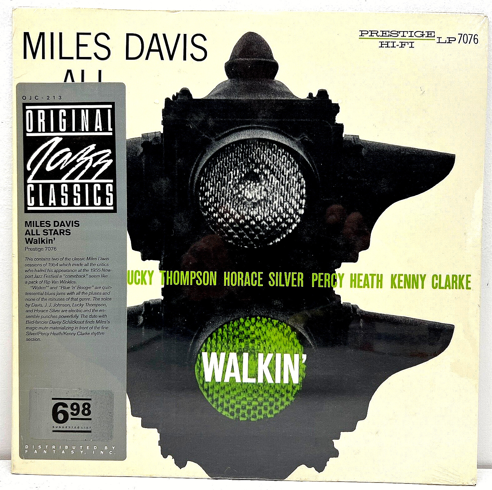 Walkin Miles Davis Quintet 1986 Vinyl Original Jazz Classics Records Sealed Mint