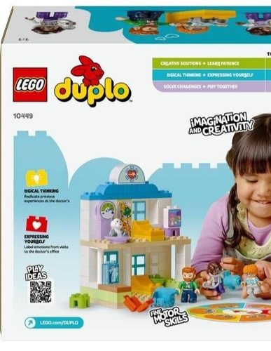 LEGO DUPLO First Time Visit with the Doctor 10449 Toy Building Kit 65 pcs - Picture 4 of 6