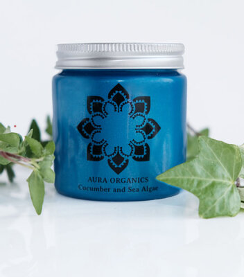 Gurken und Meeresalgen Anti-Makel Gesichtsmaske von Aura Organics