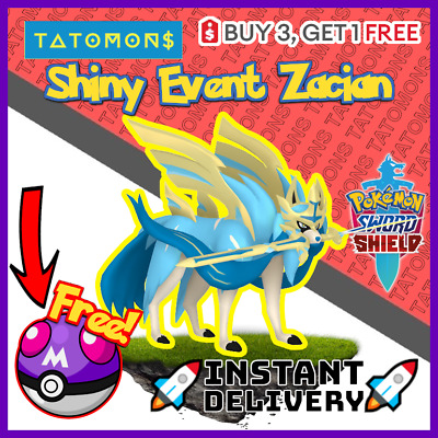 Shiny Zacian & Zamazenta (6IV, Event, Battle Ready) - Pokemon Sword and  Shield - Rawkhet Pokemon