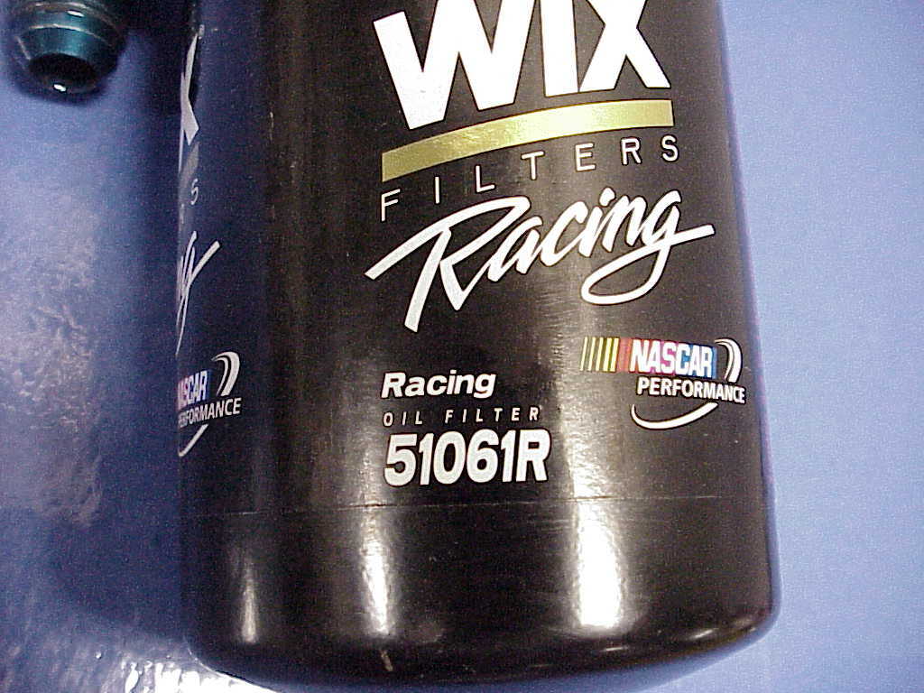 MOROSO Aluminum Remote Oil Filter Housing &NEW Wix 51061R Filter K&N