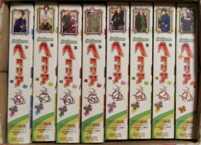 Hetalia Axis Powers Animate First Limited Edition All 8 Volume Set from Japan