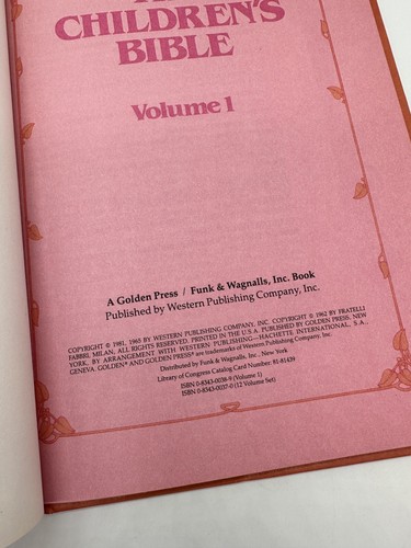 Vintage 1981 The Childrens Bible Volume 1 - Picture 3 of 5