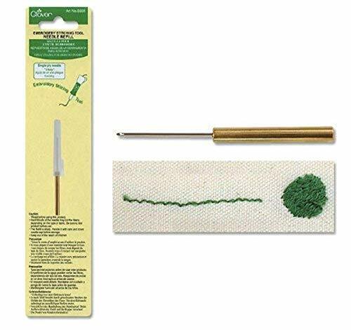Clover Embroidery Stitching Tool Needle Refill-Single Ply (y8E)