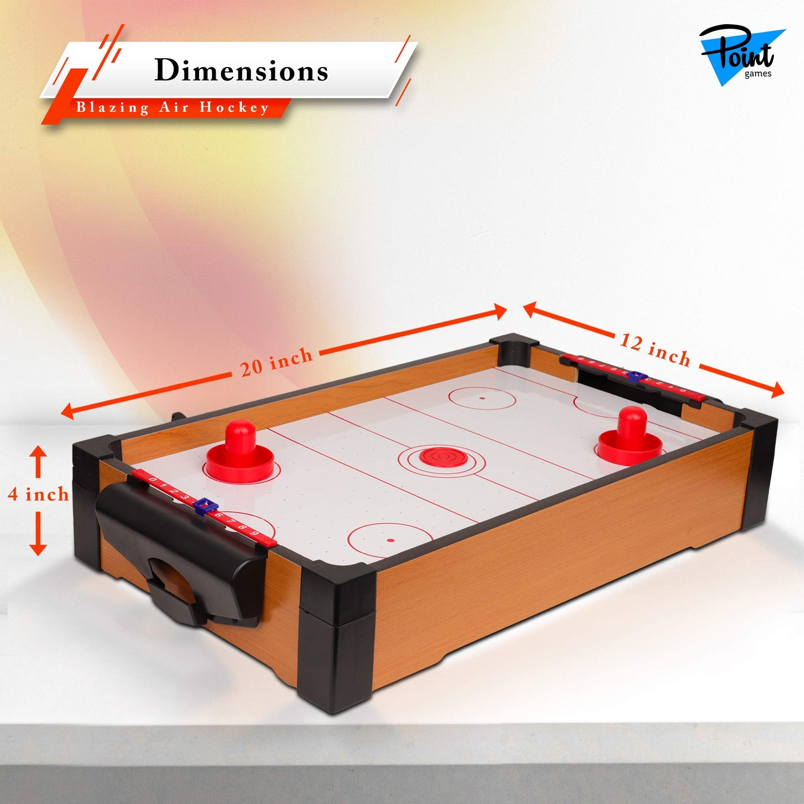 Mini Air Hockey Table for Kids Hockey Table Game Arcade & Table Games A... eBay