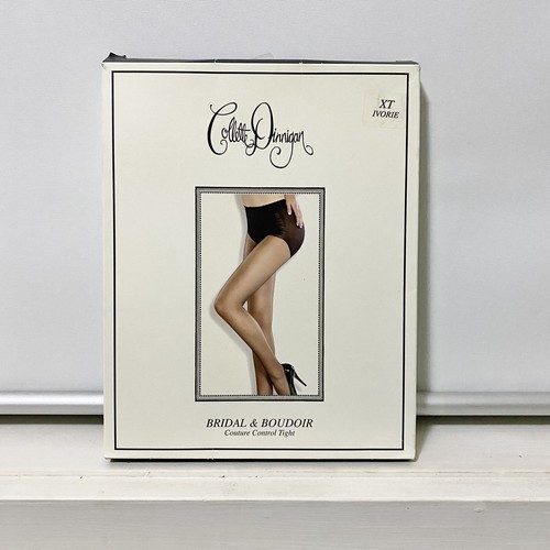 COLLETTE DINNIGAN Bridal & Boudoir COUTURE Wedding PANTYHOSE Tights XT ~ Ivorie - Picture 6 of 12