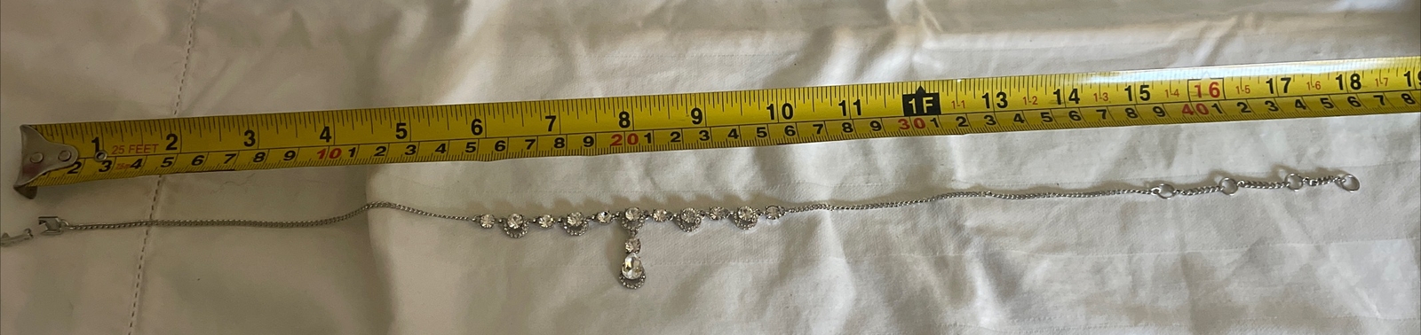 Givenchy Adjustable Rhinestone Diamond Necklace S… - image 4