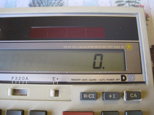 Vintage Sharp Corporation Calculator Compet CS-1130 Japan. - Picture 2 of 11