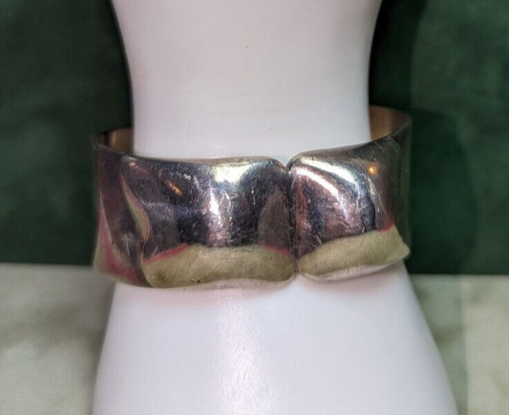 MUNIR  Solid STERLING SILVER Unique Style Cuff Br… - image 22