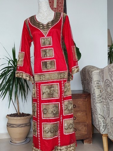 Colorful Kaftan - Palestinian Thobe dress Cultural Caftan - Picture 8 of 8